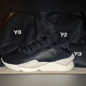adidas Y-3 Kaiwa 'Black Off White Bliss' IG4055 + 2 Shoe Bags & Extra Laces